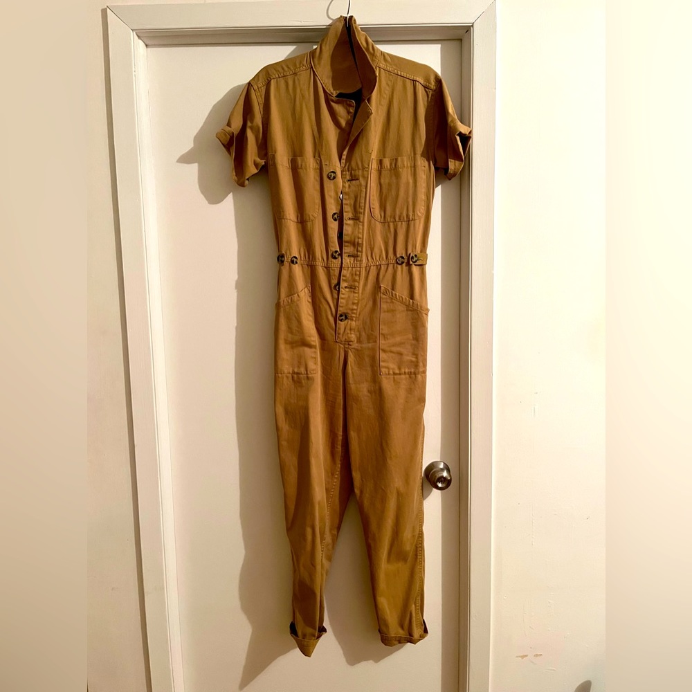 Pistola one piece flight suit. Color Khaki